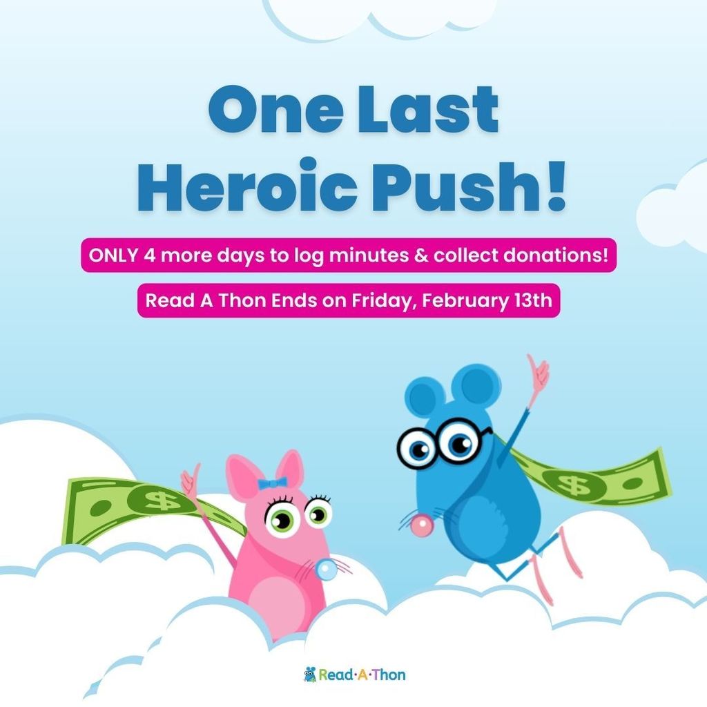 Last week logo for Read A Thon