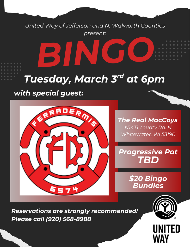 Robotics Bingo Night with the United Way