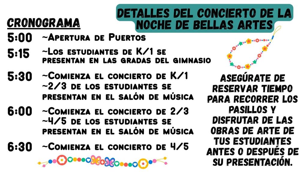 Spanish Fine Arts Night