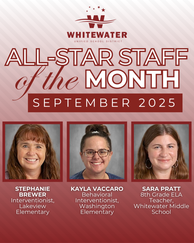 All-Star Staff of the Month September 2025