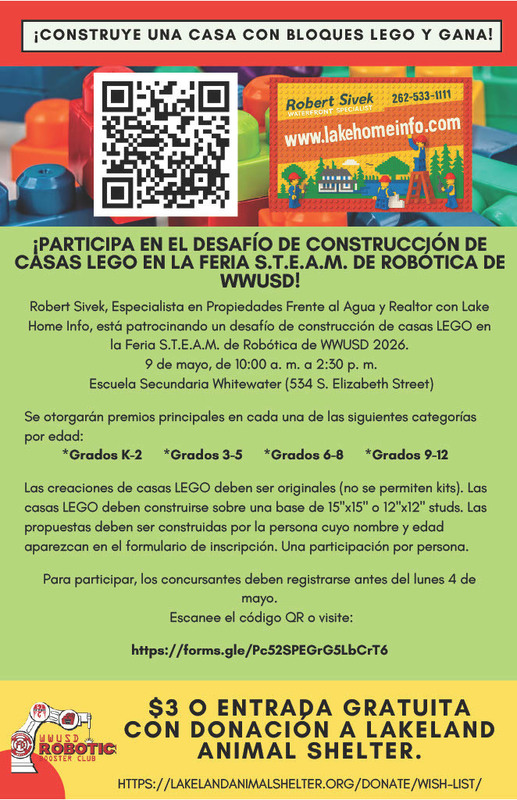 LEGO building flyer spanish