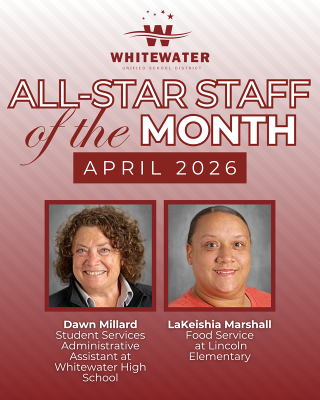All-Star Staff of the Month April 2026 English