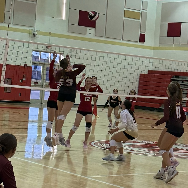 8th grade volleyball vs. Woodside