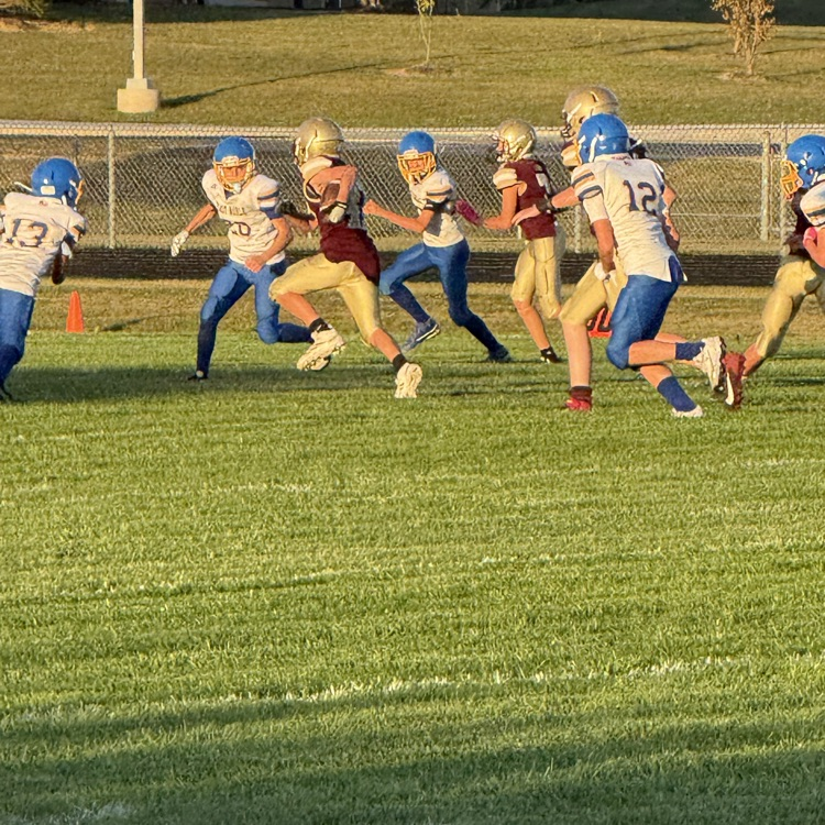 7th grade football vs East Noble