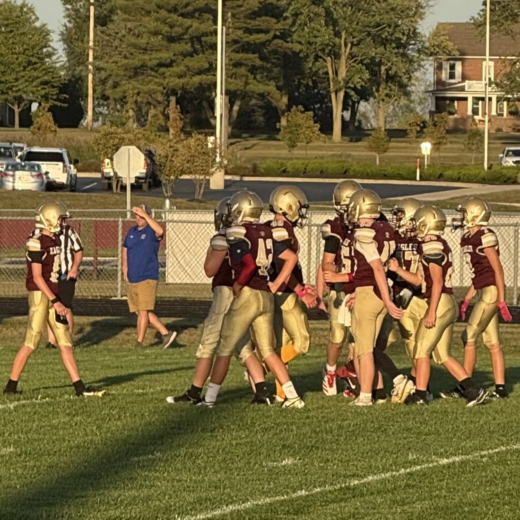 7th grade football vs East Noble
