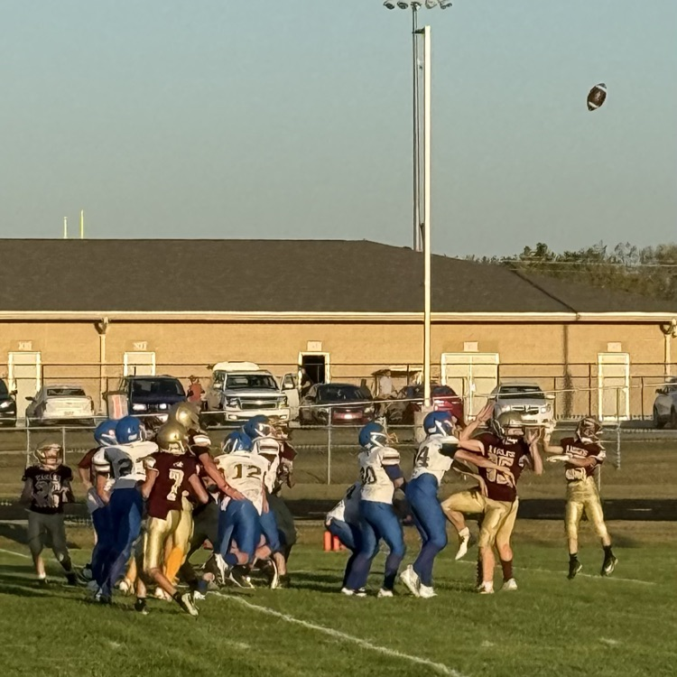 7th grade football vs East Noble