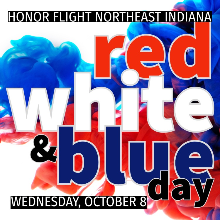 Red, White, and Blue Day on Wednesday, October 8