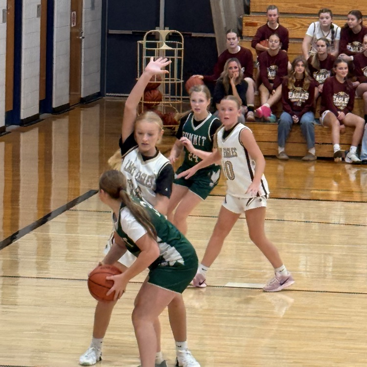 7th girls basketball vs. Summit