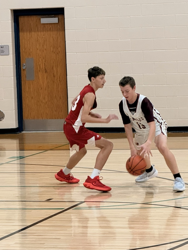 8th boys maroon basketball vs. Adams Central