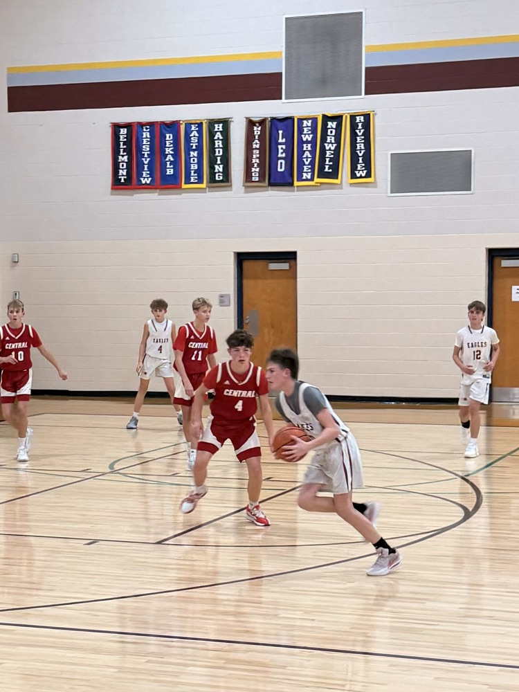 8th boys maroon basketball vs. Adams Central