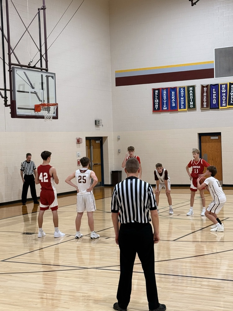 8th boys maroon basketball vs. Adams Central