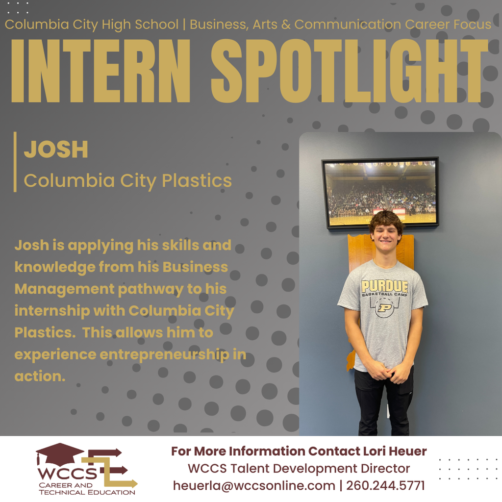 Intern Spotlight, Josh, Columbia City Plastics