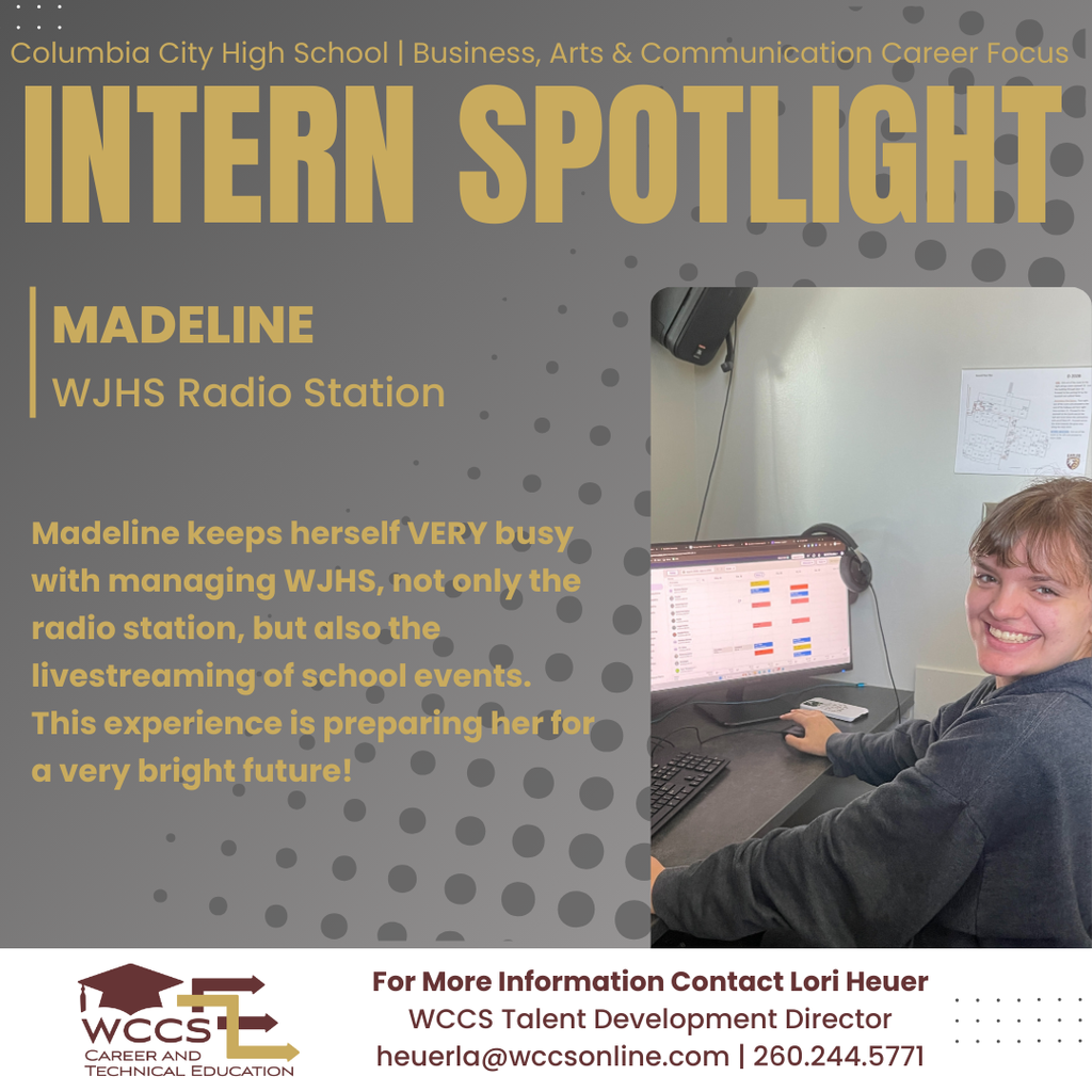 Intern Spotlight, Madeline, WJHS Radio Station
