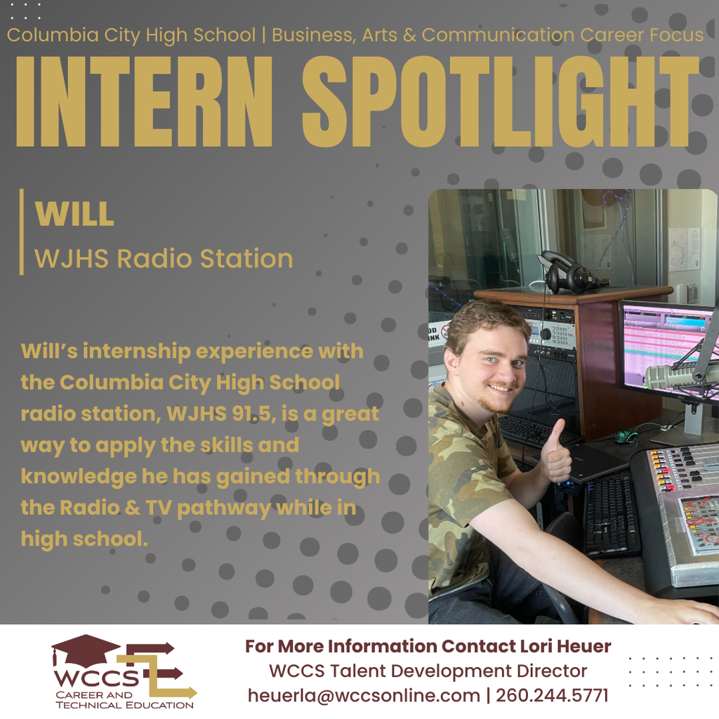 Intern Spotlight, Will, WJHS Radio Station