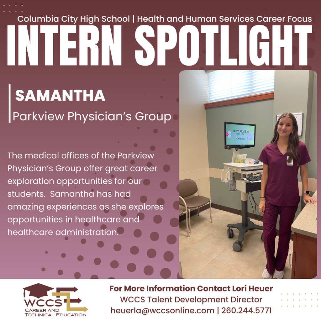 Intern Spotlight, Samantha, Parkview Physician's Group