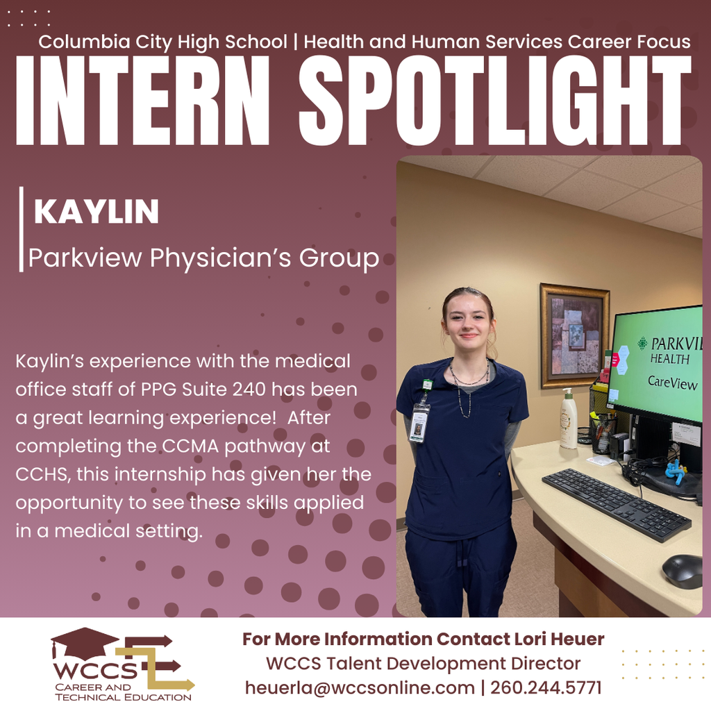 Intern Spotlight, Kaylin, Parkview Physician's Group