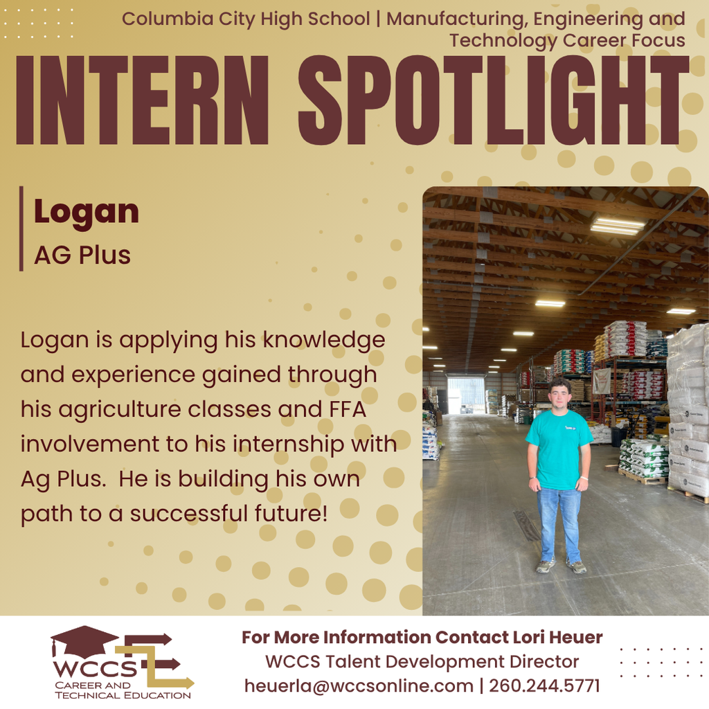 Intern Spotlight, Logan, AG Plus