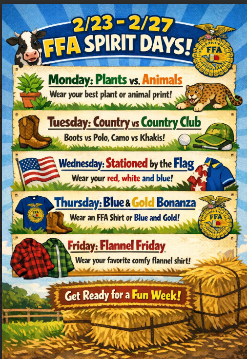 FFA Week Spirit Days