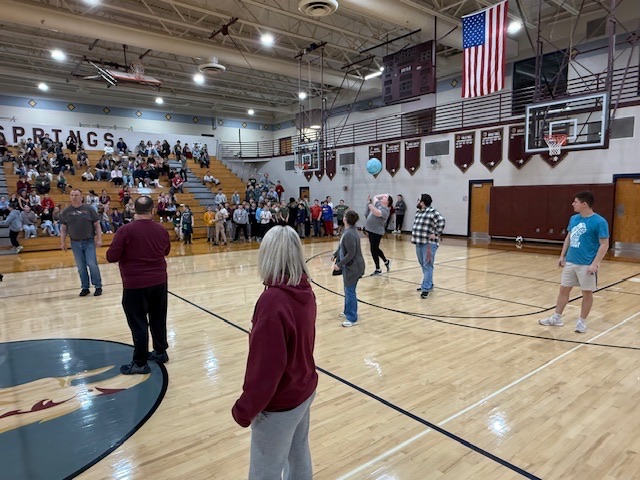 6th staff vs student volleyball