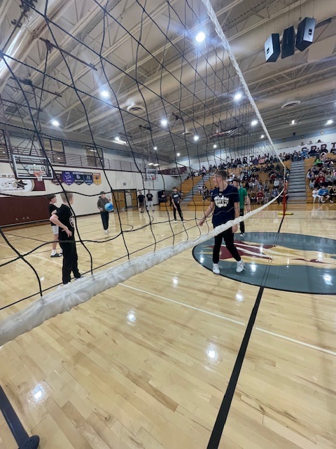 7th staff vs student volleyball