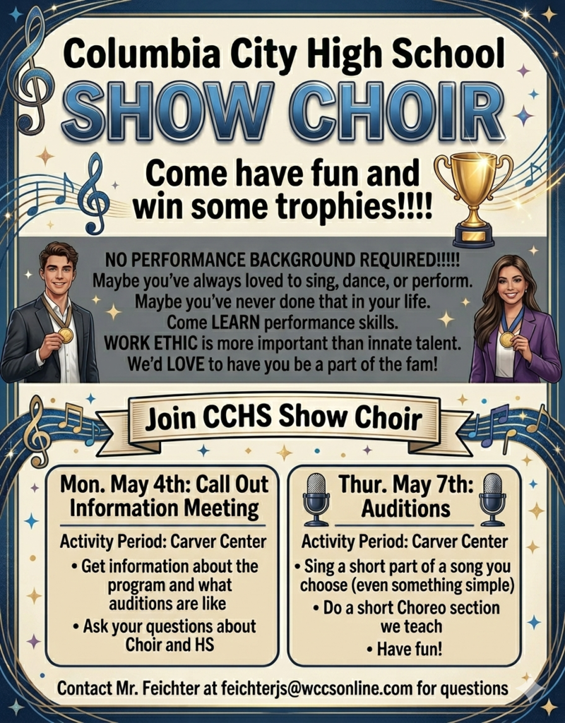 CCHS Show Choir Auditions
