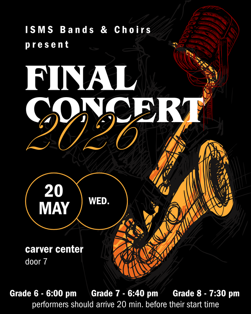 ISMS Bands & Choirs Final Concert 2026