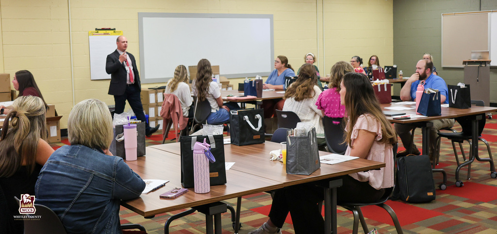 Seth leading new teachers