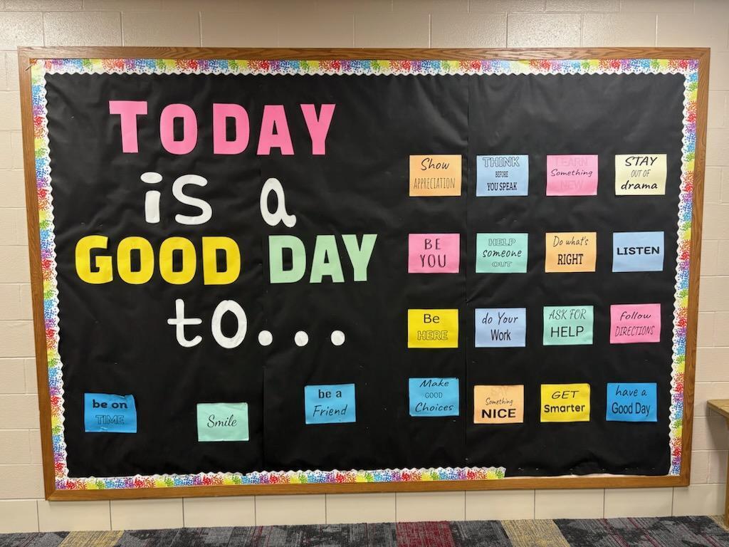Today is a great day bulletin poster