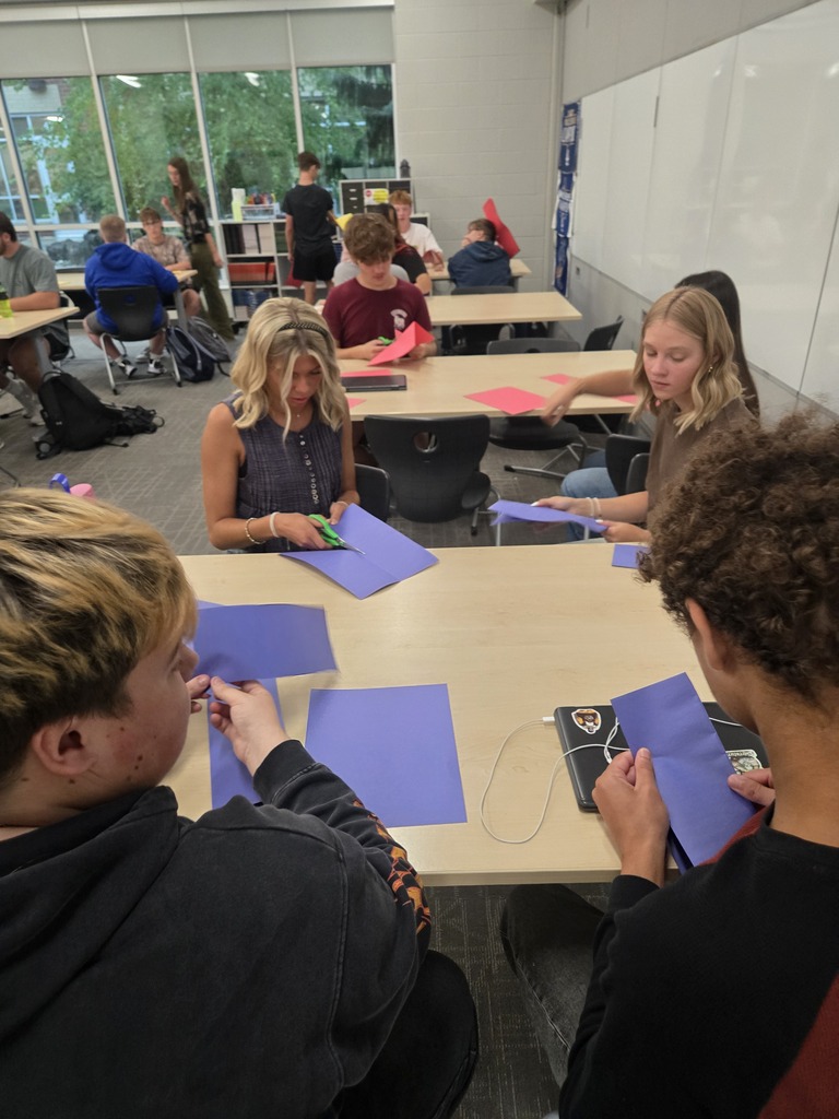 Students engage in classroom activity