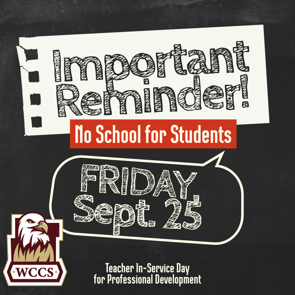 No School Friday, Sept. 25