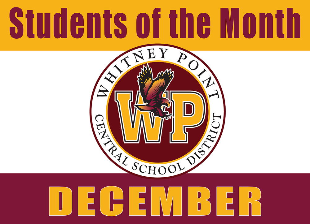 Students of the Month for December