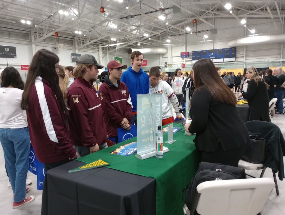 Juniors Attend SUNY College Fair Whitney Point High School