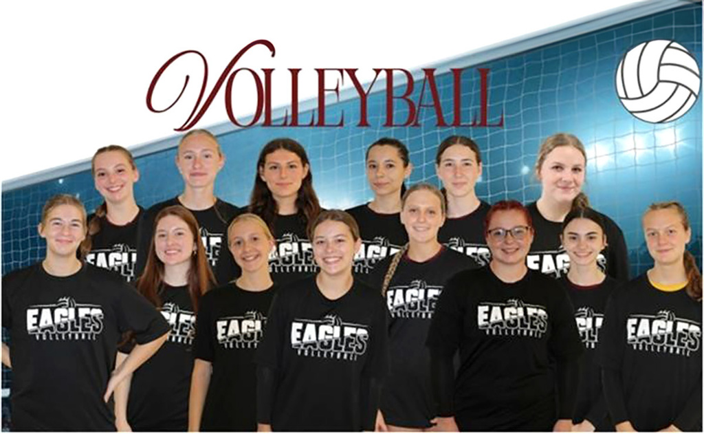 2025 Whitney Point Golden Eagles Varsity Volleyball team.