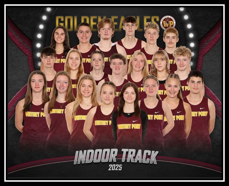 Golden Eagle Indoor Track 2025 team