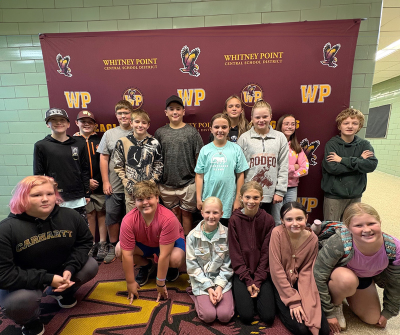 Sixth Grade students of the Month for September 2025.