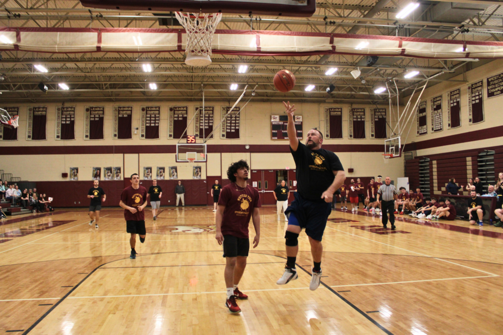 student v. staff basketball