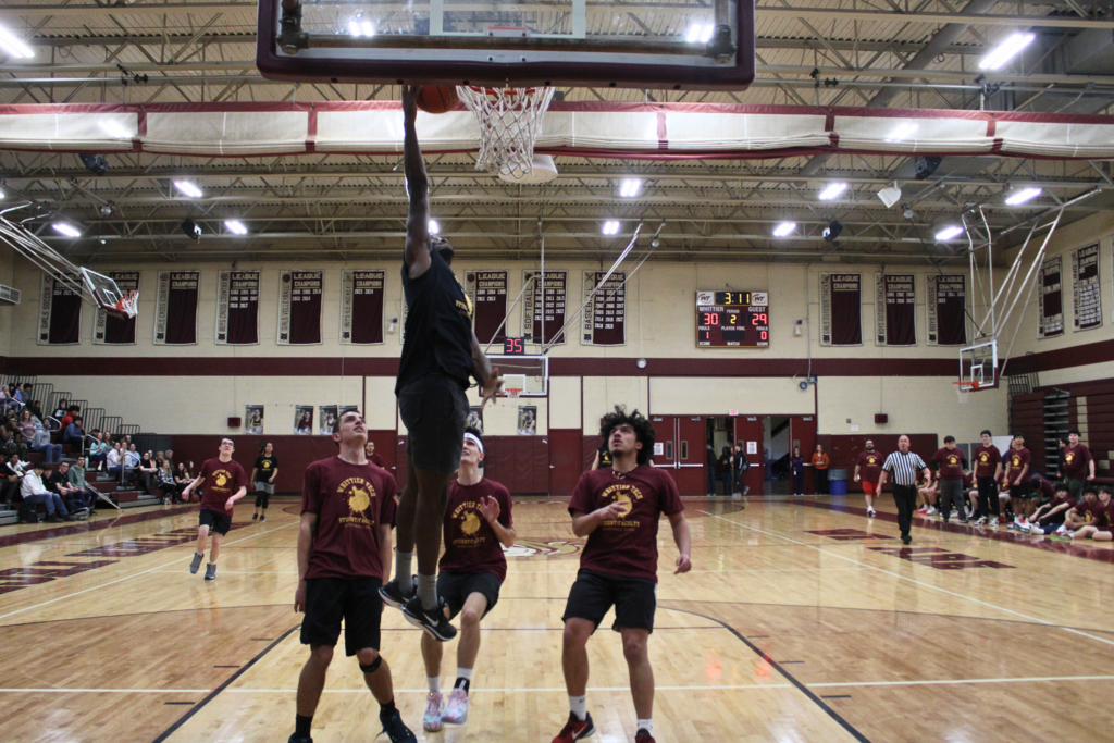 student v. staff basketball