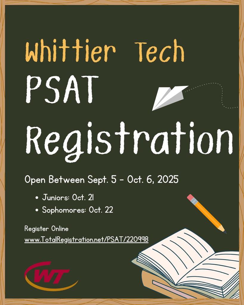 PSAT Registration Closes 10/6