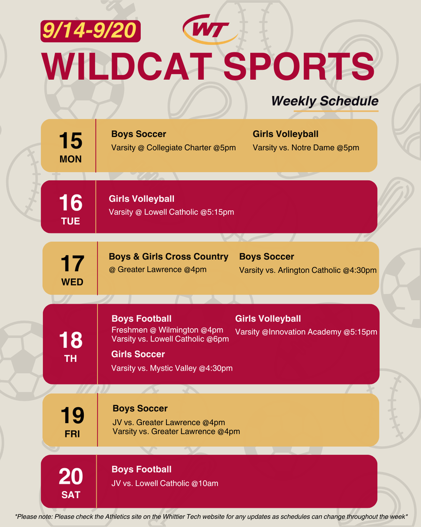 9.14-9.20 Sports Calendar