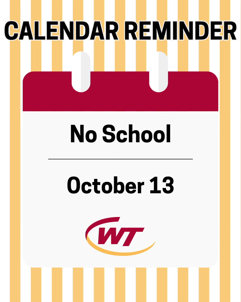 Calendar Reminder for 10.13