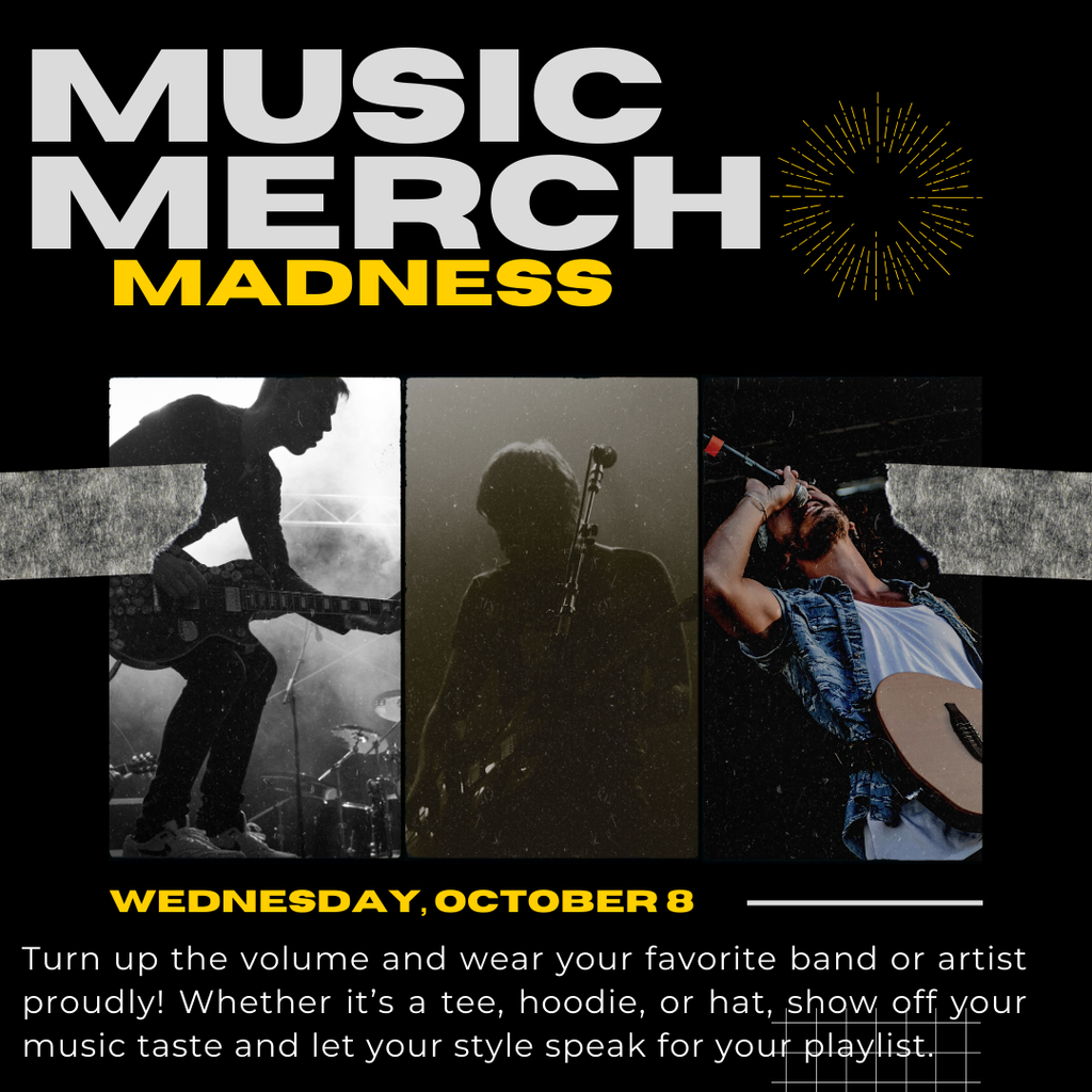 Tomorrow is Music Merch Madness Day