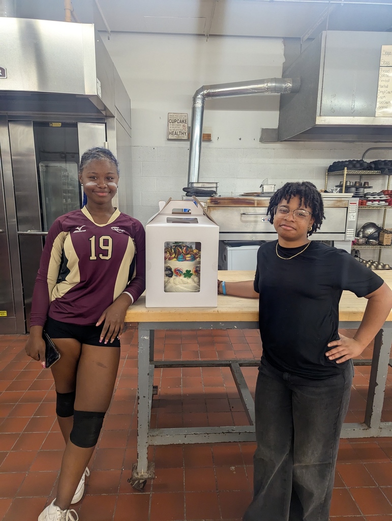 Students with Cake in Culinary