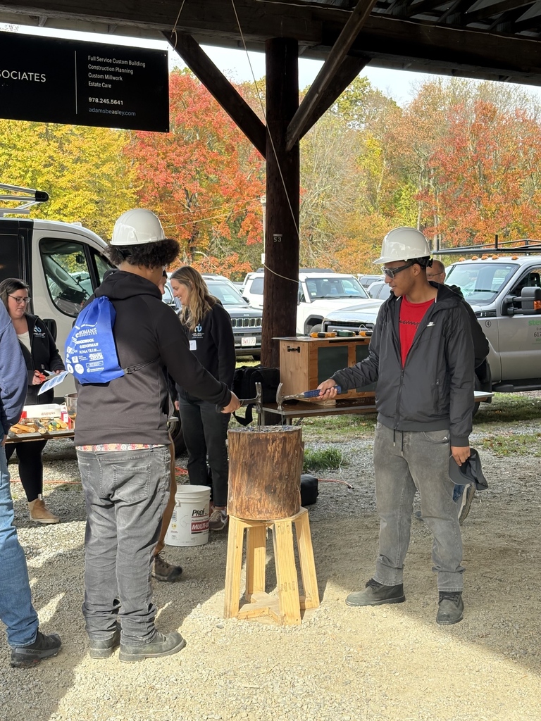 Construction Students At Bolton Fairgrounds Event