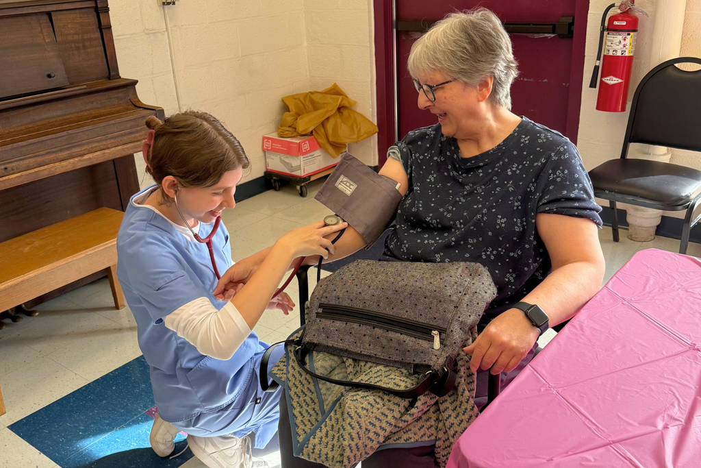 MA Students at Health Fair