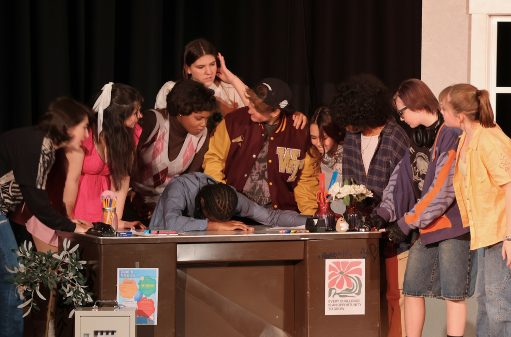 Scene from Um, I Think the Psych Teacher is Dead