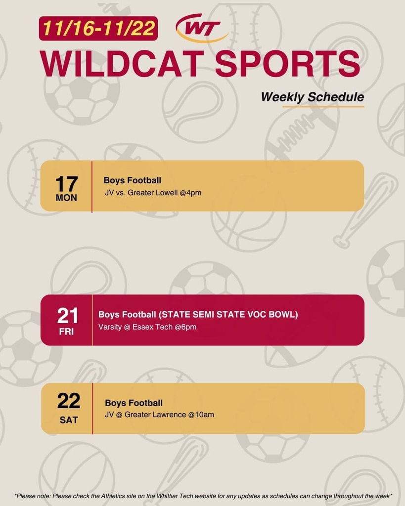 11/16-11/22 sports schedule