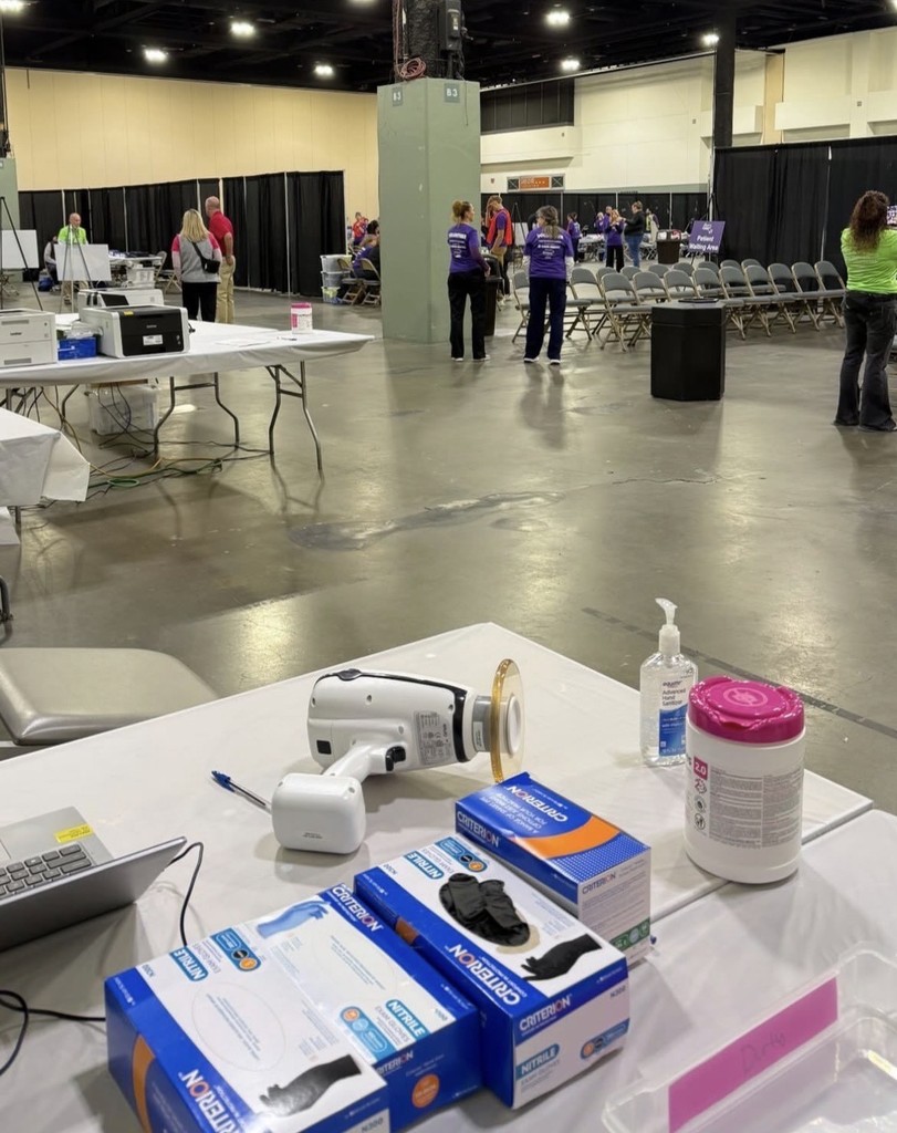 Dental Instructors Volunteer at Event