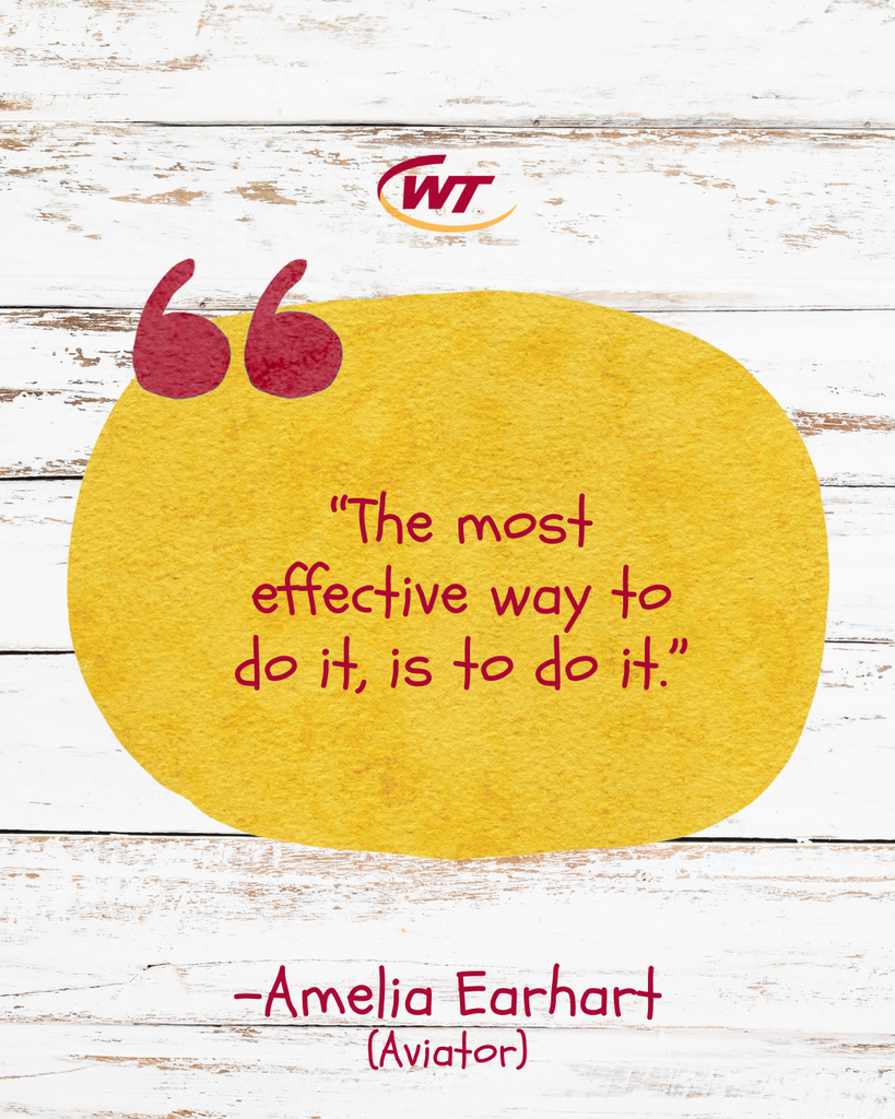 Motivational Quote - A.Earhart