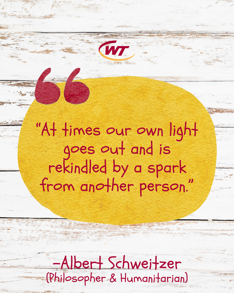 Motivational Quote A.Schweitzer