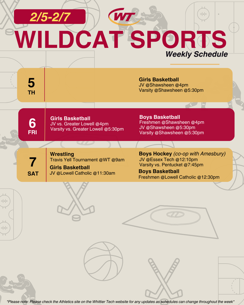 Sports Schedule
